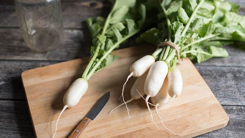 Củ cải trắng hỗ trợ giảm cân
