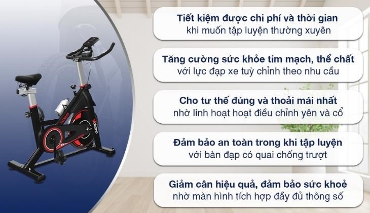 Xe Đạp Tập Thể Dục Makano MKXD-00002 đang được bán tại Điện máy XANH có giá 3.6.72.000 đồng (cập nhật vào 05/2023 và có thể thay đổi theo thời gian)