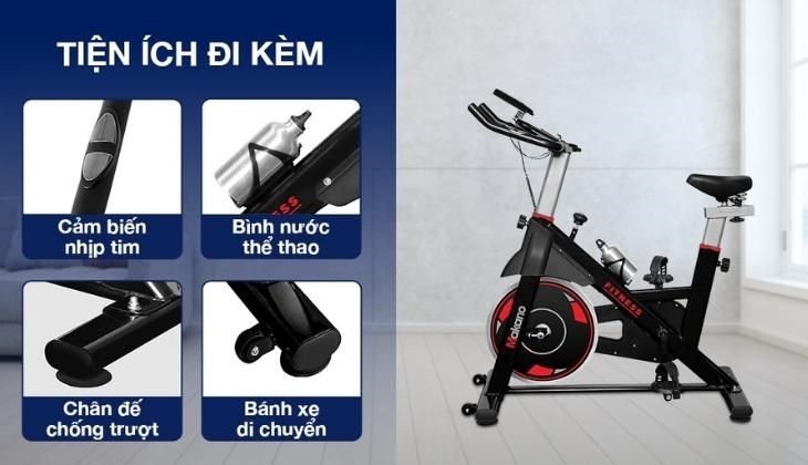 Xe đạp tập thể dục Makano với nhiều tiện ích đi kèm hữu dụng, tối ưu hóa hiệu quả tập luyện cho người dùng