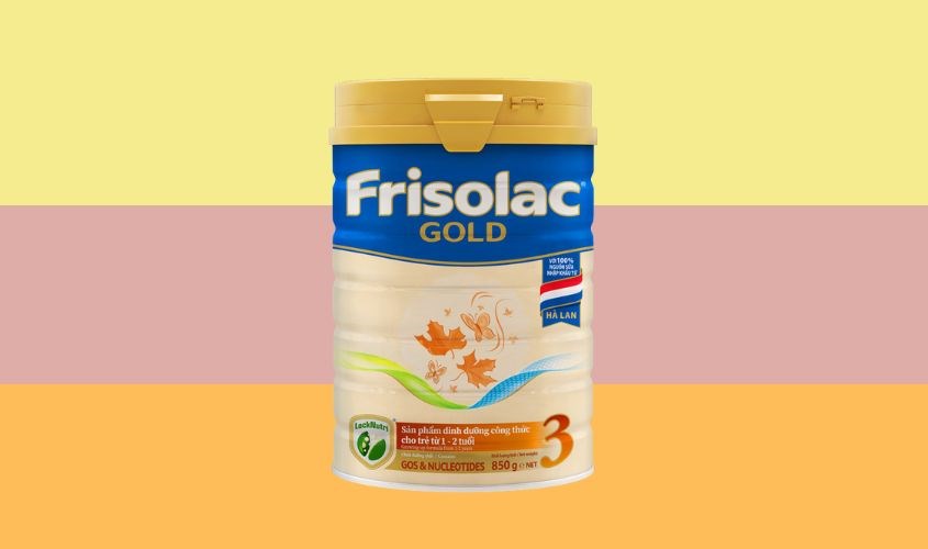 Sữa bột Frisolac Gold số 3 850g (12 - 24 tháng)