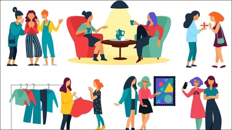 Đi dạo, tham gia hoạt động thể chất với bạn bè giúp bạn giảm tình trạng nghiện điện thoại
