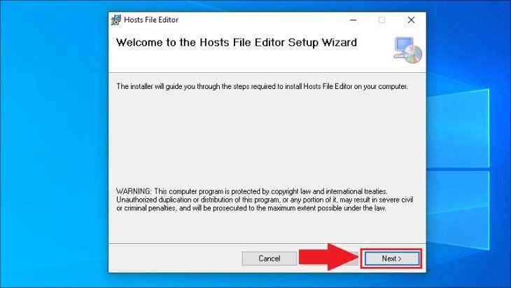 Bạn cài đặt phần mềm Host File Editor về máy