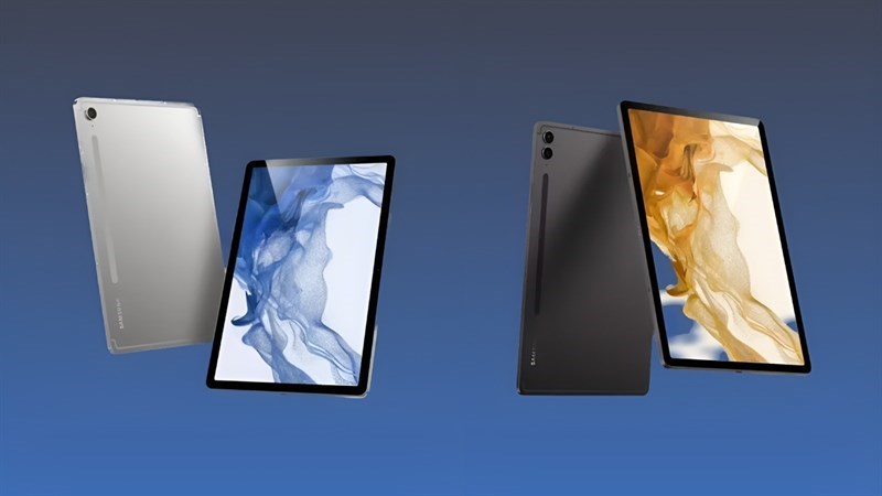 Galaxy Tab S9 FE và Tab S9 FE Plus có kích thước màn hình khác nhau