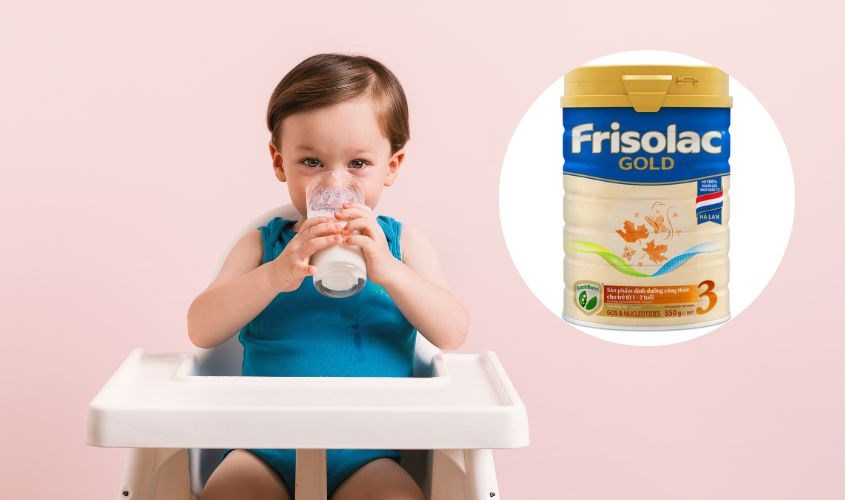 Sữa Frisolac Gold 3 mang đến nhiều dưỡng chất cho bé