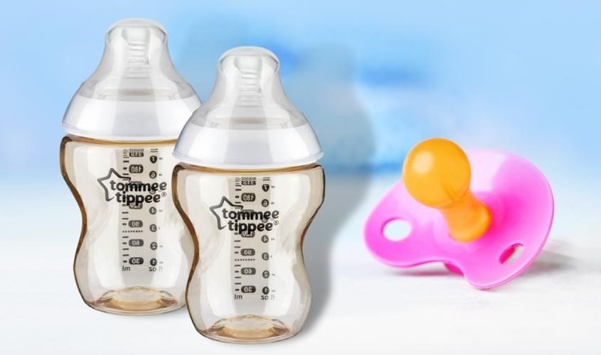 Combo 2 bình sữa nhựa PPSU Tommee Tippee 422754 cổ rộng 260 ml chống trầy xước