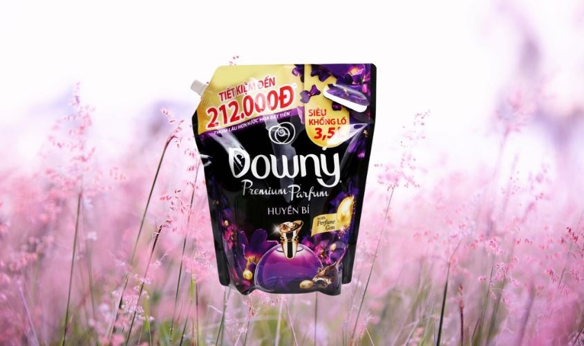 Nước xả Downy Huyền Bí hương hoa mộc lan, hoa violet và hoa bưởi túi 3.5 lít 