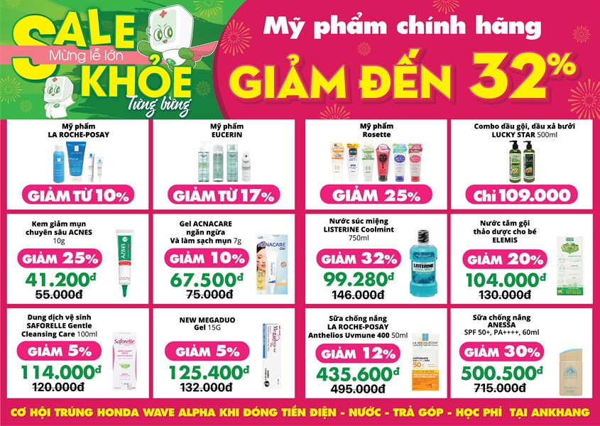 Khuyến mãi nhà thuốc An Khang