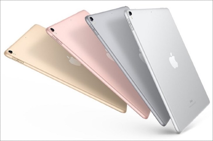 iPad Pro 10.5 có thiết kế mỏng nhẹ với các góc được bo viền tinh tế
