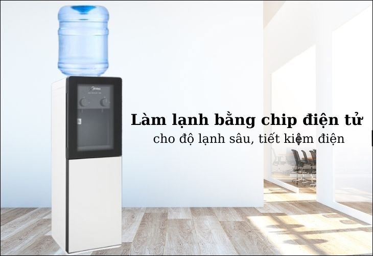 Khi bạn cần nước lạnh, chip điện tử sẽ hoạt động để điều chỉnh nhiệt độ nhanh chóng