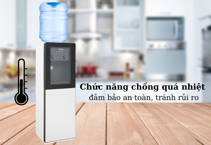 Chức năng chống quá nhiệt đảm bảo an toàn khi người dùng sử dụng nước nóng