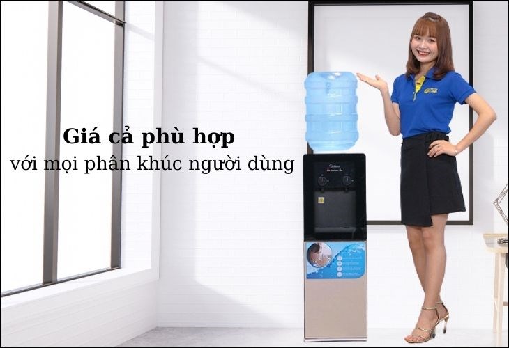 Cây nước nóng lạnh Midea YD1518S-X 498W có giá 2.960.000 VNĐ (cập nhật 08/2023, giá có thể thay đổi theo thời gian), phù hợp với nhiều phân khúc người dùng