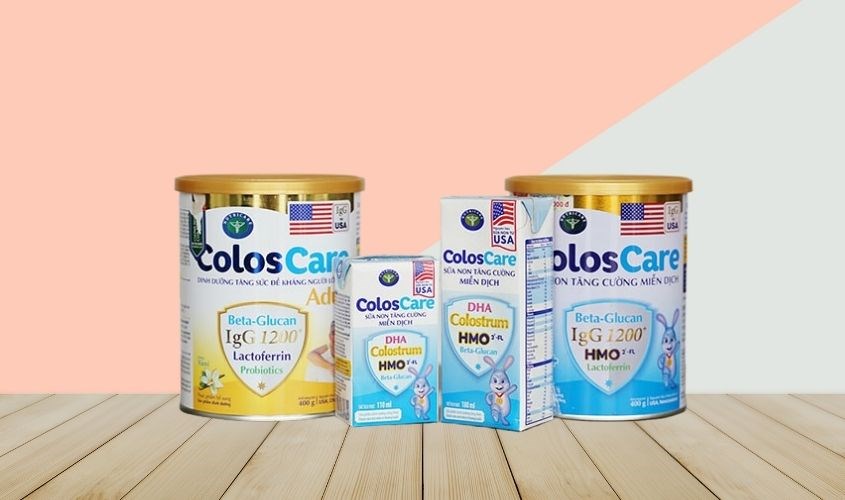 Sữa ColosCare dạng pha sẵn và dạng sữa bột Sữa ColosCare dạng pha sẵn và dạng sữa bột