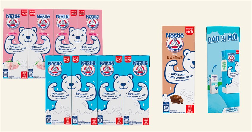 Thùng 48 hộp sữa tươi Nestlé NutriStrong có đường 180 ml