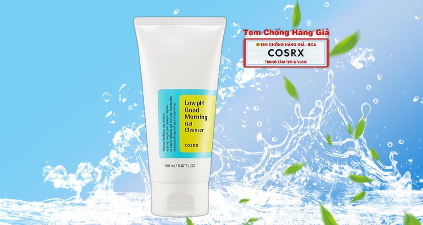 Phân biệt sữa rửa mặt Cosrx qua tem chống hàng giả