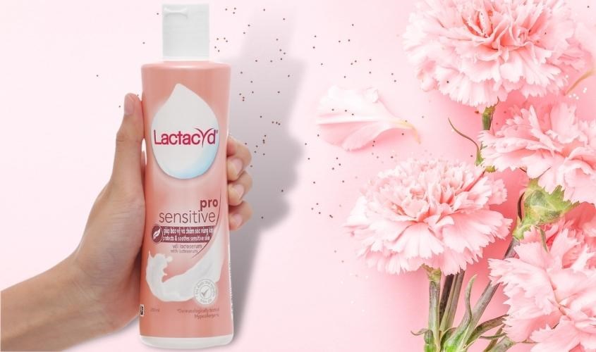 Dung dịch vệ sinh Lactacyd có chứa nồng độ pH lý tưởng ở mức 5.2