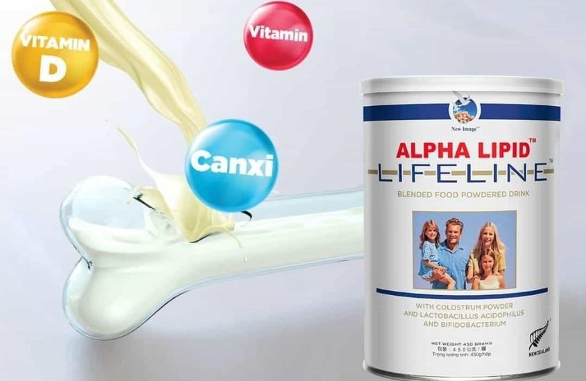 Sữa non Alpha Lipid cung cấp lượng canxi tối ưu cho cơ thể
