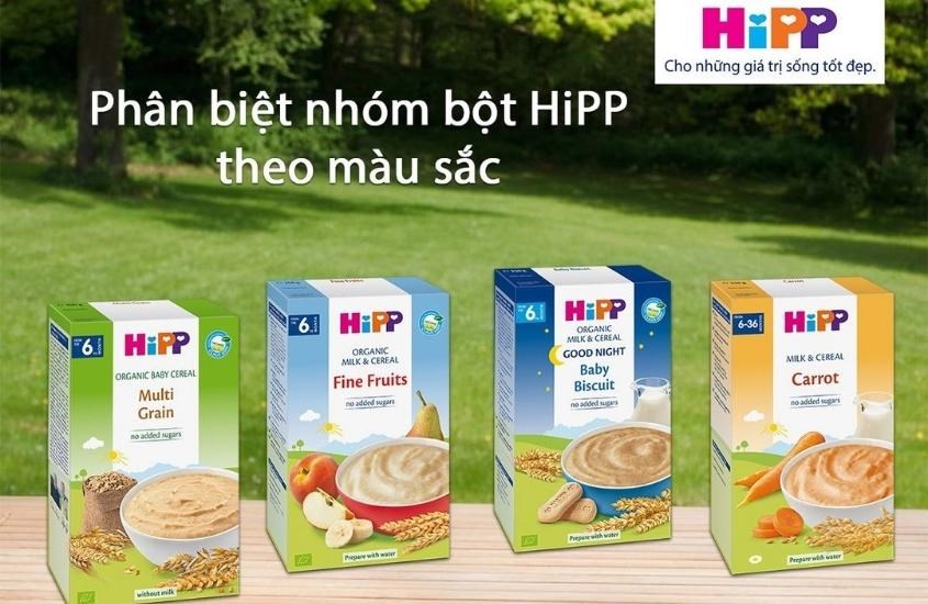 Nhóm chứa sữa và không sữa sẽ được phân biệt nhờ màu sắc