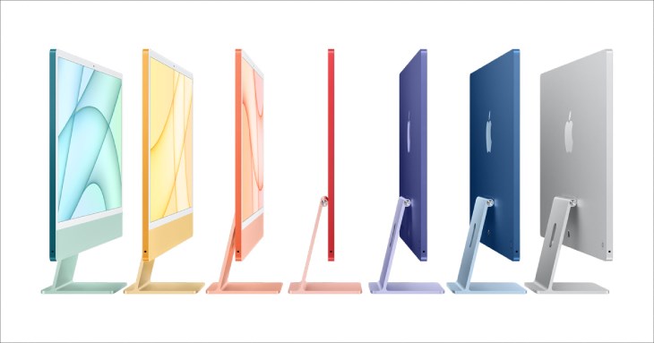 iMac có thiết kế sang trọng, màu sắc tối giản