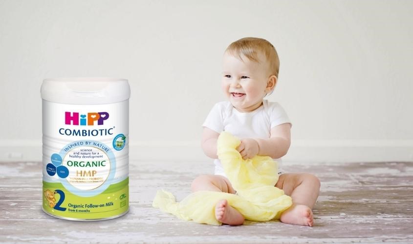 Sữa bột HiPP Organic Combiotic vị nhạt thanh số 2 800g (6 - 12 tháng)