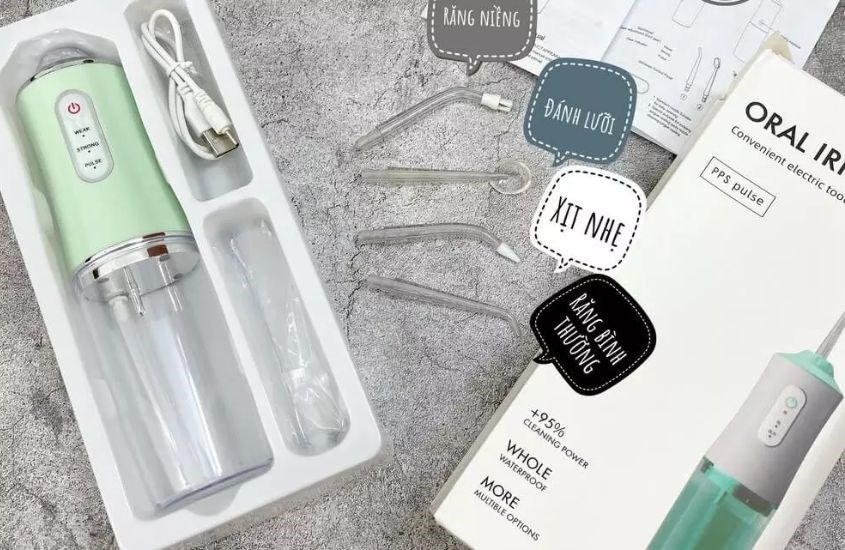 Cấu tạo máy tăm nước Oral Irrigator