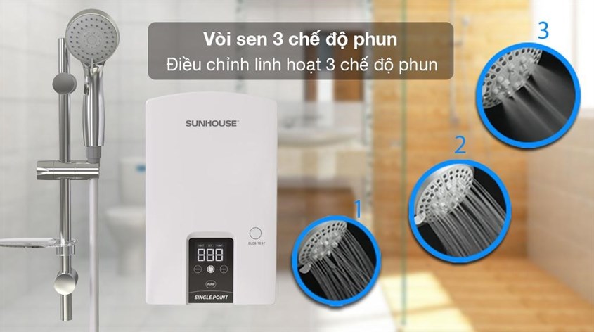 Vòi sen nhiều chế độ phun