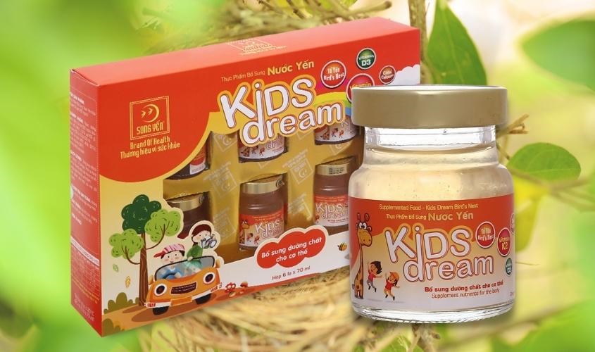 Hộp 6 hũ nước yến sào Song Yến Kids Dream 70 ml