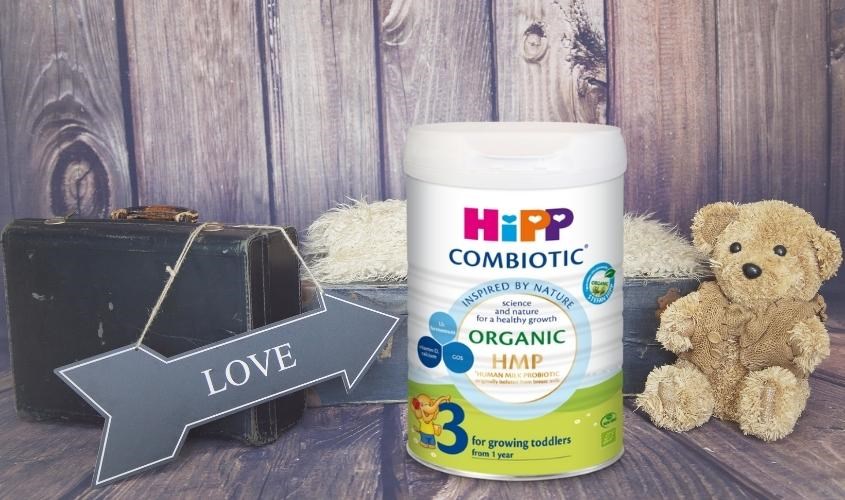 Sữa bột HiPP Organic Combiotic vị nhạt thanh số 3 800g (12 - 36 tháng)