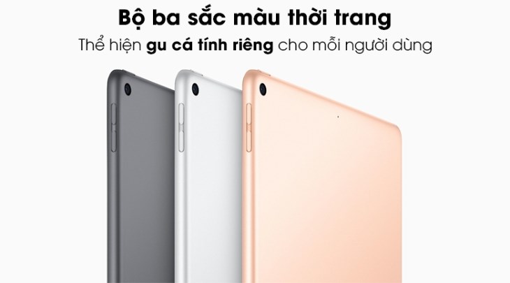 iPad Gen 8 và iPad Air 3 có ba phiên bản màu sắc thời trang