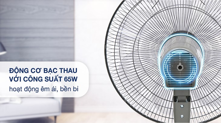 Mẫu quạt này của Senko có công suất hoạt động đạt 65W, hỗ trợ làm mát nhanh chóng Mẫu quạt này của Senko có công suất hoạt động đạt 65W, hỗ trợ làm mát nhanh chóng