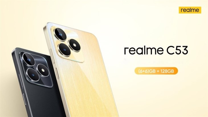 realme C53 có dung lượng RAM và bộ nhớ trong vừa đủ