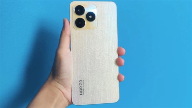 Cụm camera sau của realme C53 thiết kế theo xu hướng của các dòng smartphone cao cấp