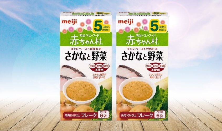 Bột ăn dặm Meiji được sản xuất bởi thương hiệu Meiji tới từ Nhật Bản