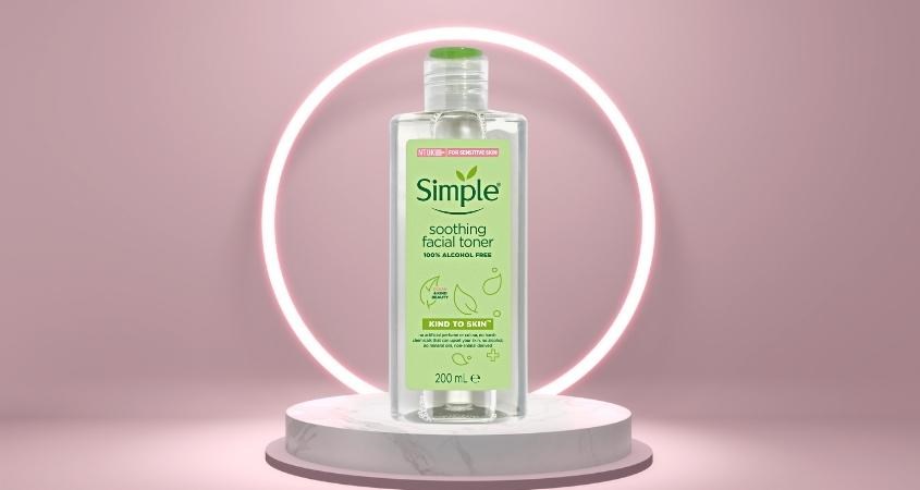 Nước hoa hồng Simple Kind To Skin Soothing Facial Toner 