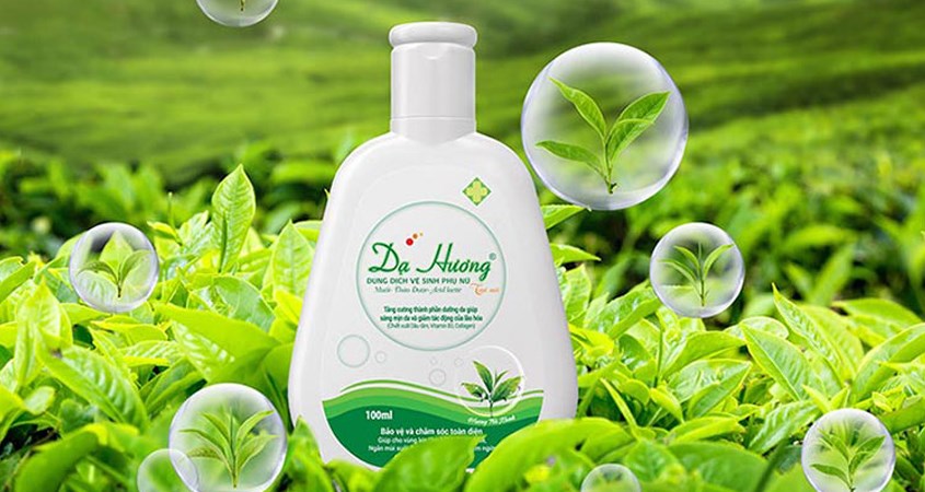Dung dịch vệ sinh Dạ Hương Trà xanh 120 ml