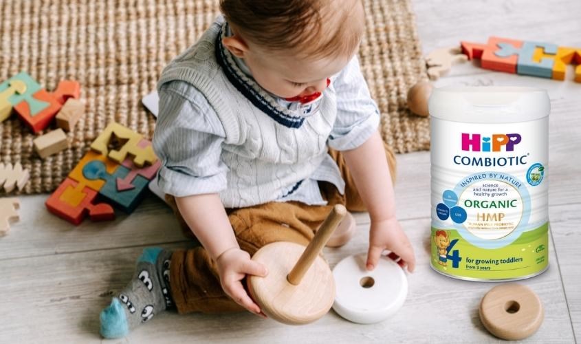 Sữa bột HiPP Organic Combiotic vị nhạt thanh số 4 800g (trên 3 tuổi)
