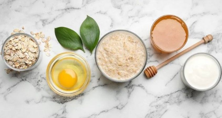Mặt nạ yến mạch, lòng trắng trứng và chanh tươi trị mụn, kháng khuẩn cho da khỏe mạnh