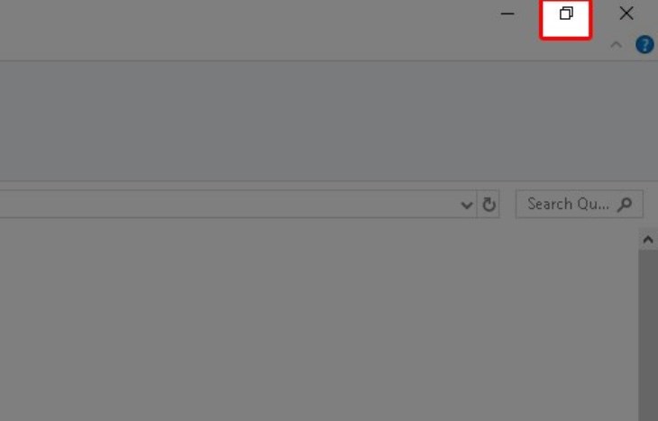 Bạn tiến hành thu nhỏ cửa sổ Files Explorer