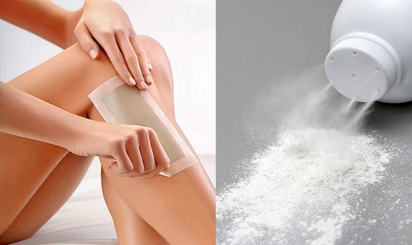 Phấn phủ giúp làm dịu da sau khi wax lông