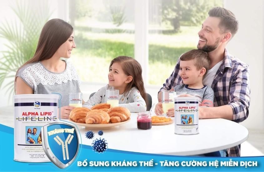 Sản phẩm sữa non có thể sử dụng cho tất cả thành viên trong gia đình