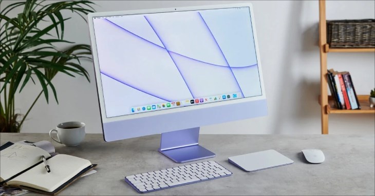 iMac có giao diện tối giản, dễ dàng làm quen