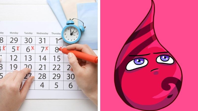 Máu kinh nguyệt thường màu đỏ sẫm, có cục máu đông khi vào cuối chu kỳ kinh. Máu kinh nguyệt thường màu đỏ sẫm, có cục máu đông khi vào cuối chu kỳ kinh.