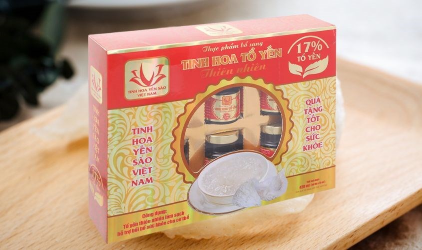 Hộp 6 hũ nước yến sào Tinh Hoa 70 ml