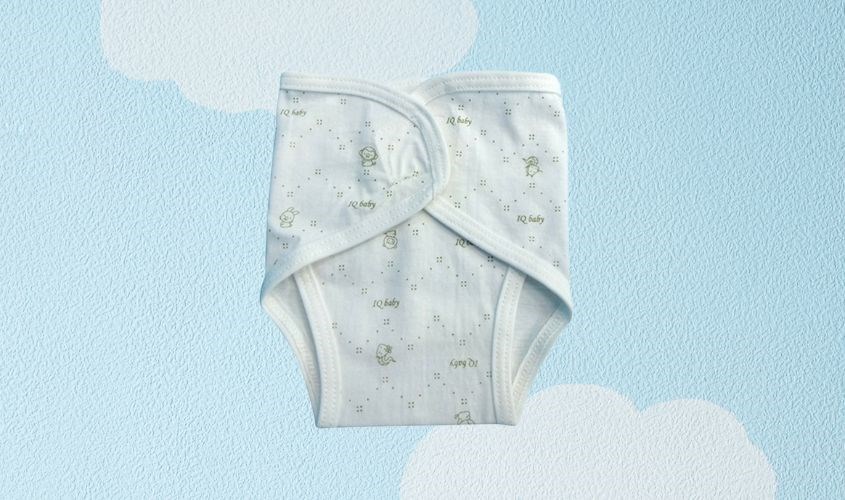 Tã vải sơ sinh IQ Baby size S1 2 cái/bịch (0 - 3 tháng) góp phần bảo vệ môi trường