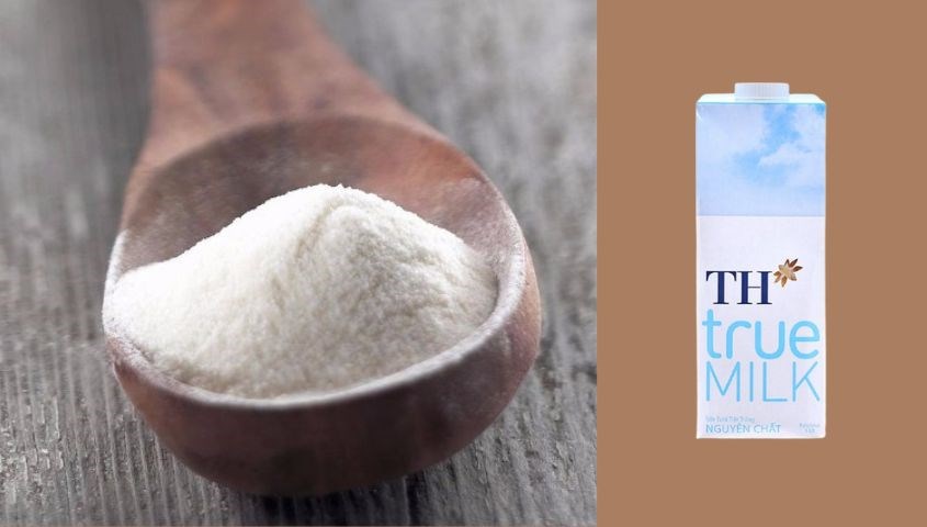 Sữa tươi TH true MILK không đường 1 lít kết hợp cùng gelatin 