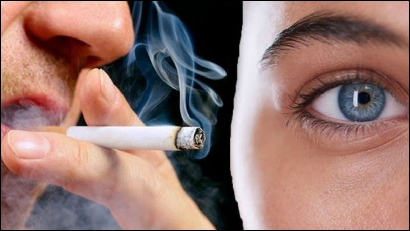 Hút thuốc lá gây ảnh hưởng xấu đến thị lực Hút thuốc lá gây ảnh hưởng xấu đến thị lực