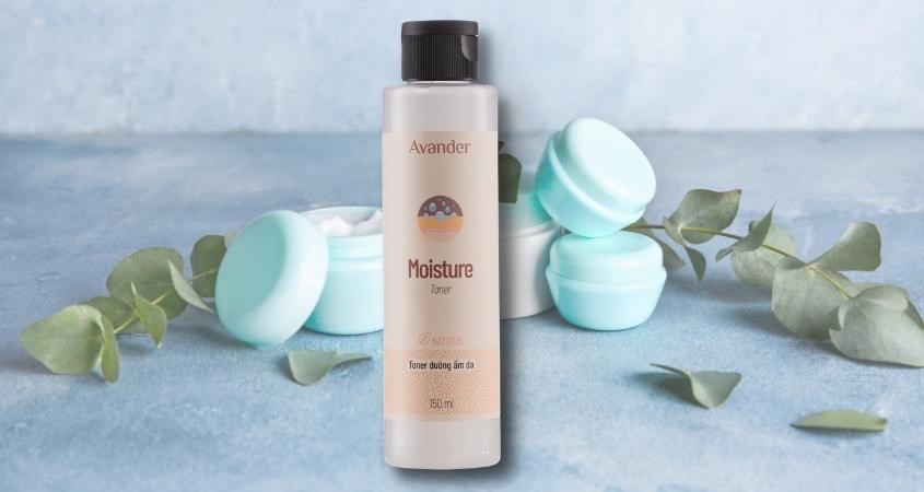 Nước hoa hồng dưỡng ẩm da Avander Moisture