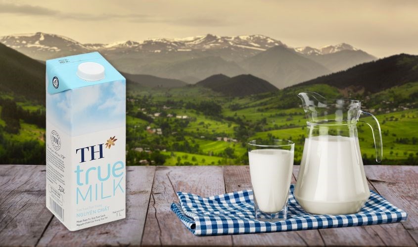 Sữa tươi TH true MILK không đường 1 lít