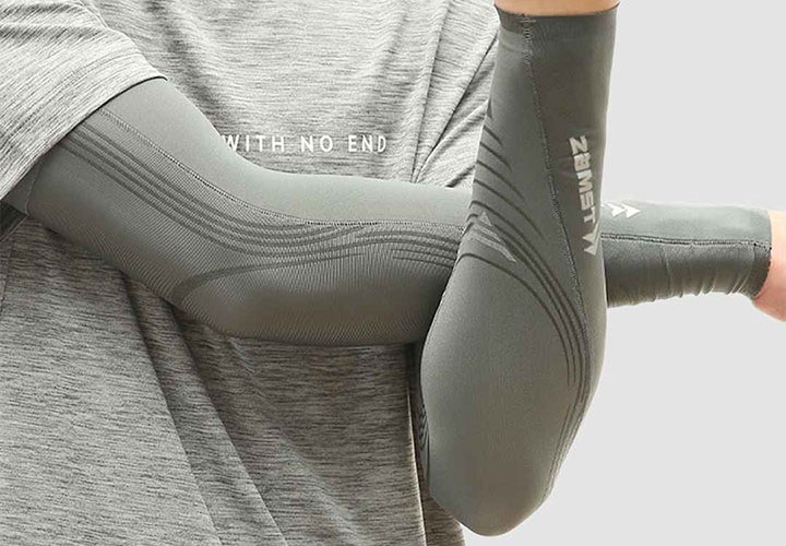 Băng Ống Tay Tập Luyện Unisex ZAMST Pressione Arm - Xám