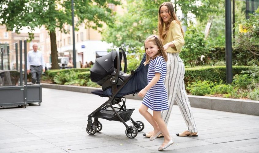 Xe đẩy cho bé Joie Pact W/ RC&ADPT&TB Deep Sea cho bé từ 0 đến 36 tháng tuổi 