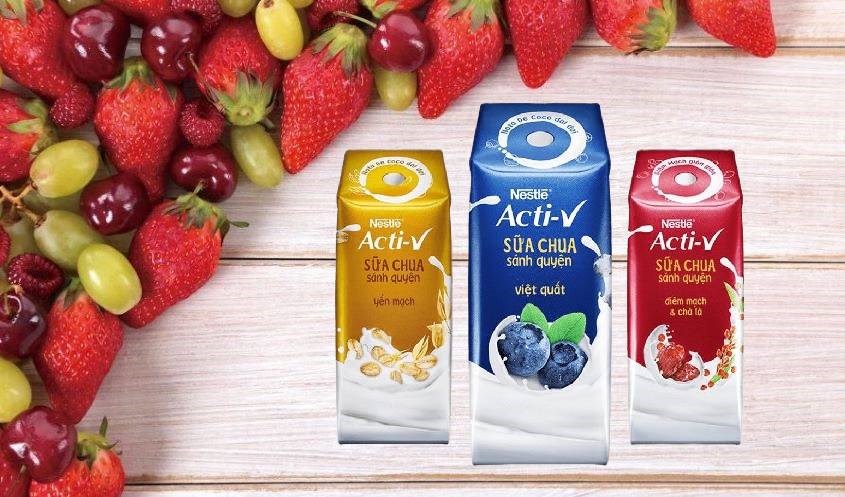 Sữa chua uống lợi khuẩn Nestle Acti-V